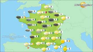 météo du mardi 13 au jeudi 15 Février 🌤️ pluies et orages [upl. by Kresic]