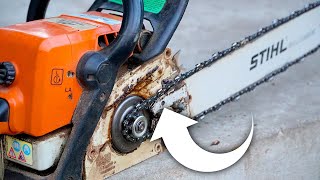 Chainsaw not oiling Check this FIRST  Homestead Tips [upl. by Notlih]