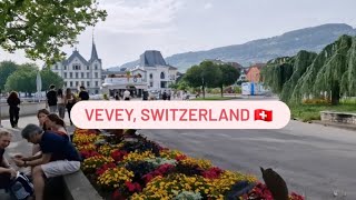 WALKING TOUR AT VEVEY SWITZERLAND 🇨🇭 travel nature [upl. by Vivle]