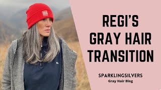 Pixie to Long Gray Hair  REGIS GRAY HAIR TRANSITION STORY [upl. by Niriam311]