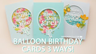 DIY Balloon Birthday Cards Easy amp Fun [upl. by Danzig662]