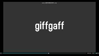 giffgaff Voicemail GoAnimate [upl. by Atilehs]