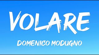 VOLARE  DOMENICO MODUGNO Testo  Lyrics [upl. by Aryn576]