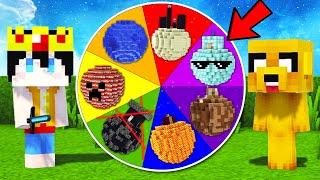 ¡LA RULETA de PLANETAS en MINECRAFT 🎯🚀🌎 PASAMOS de PLANETA NOOB A PRO 😂 [upl. by Afra]