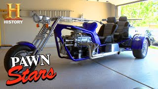 Pawn Stars 100000 DOLLAR Custom Bike Doesn’t Add Up Season 5  History [upl. by Ryter]