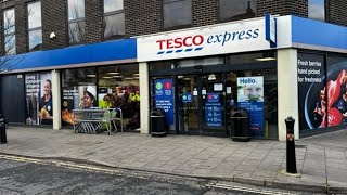 Tesco grocery store London Grocery shop  Supermarket London [upl. by Nalla]