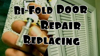 How To Repair a BiFold Door  Roller Replacement [upl. by Earvin]