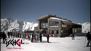 Bergrestaurant Alpenhaus in IschglSamnaun Idalp 2300 m [upl. by Esenwahs]