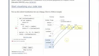 CIS 2  PythonTutor com  Most amazing coding tool ever [upl. by Berkly616]