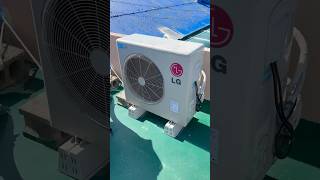 2008 LG휘센 투인원 인버터냉난방기 실외기 작동영상2 2008 LG super inverter heatpump outdoor unit operation [upl. by Cirederf]