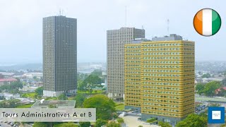 🔴LES TOURS ADMINISTRATIVES DU PLATEAU  AbidjanCôte divoire 2021 [upl. by Ees873]