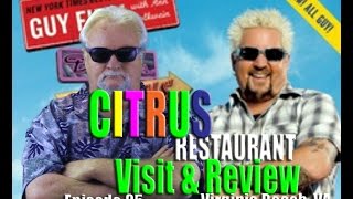 Diners DriveIn amp Dives  Citrus Restaurant Review Episode 85 [upl. by Kara-Lynn583]