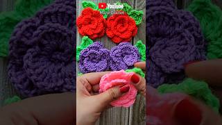 😏Oopsiee🤭😮😳⚘️I Made a Rose⚘️…In Just 2 Minutes😳😮mariecrochett youtube diy crochetpatterns [upl. by Atelra59]