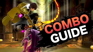 Smash Bros Ultimate Byleth Combo Guide How to Play Byleth [upl. by Jarib]