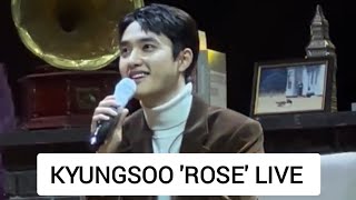 16012023 KYUNGSOO ROSE LIVE FROM HIS BIRTHDAY PARTY EVENTexo DO kyungsoo kpop rose live [upl. by Herwick]