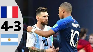 France vs Argentina 43  World Cup Highlights and Goals [upl. by Kihtrak]