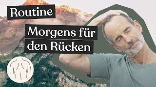 Rückenschmerzen ➡️ Die 10 Minuten Rücken Übungen Routine für jeden Morgen  Schmerzen unterer Rücken [upl. by Anirda193]