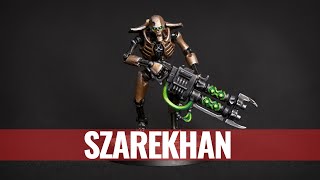 How to paint Szarekhan Dynasty New Necrons from Indomitus 9th Edition [upl. by Kippar]