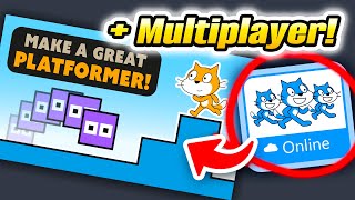 Make a Multiplayer Platformer in Scratch  Cloud Tutorial 4 [upl. by Hedy]