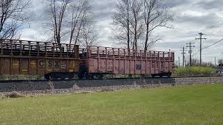 CSX work train in Jeffersonville Indiana 3252024 [upl. by Weitman683]