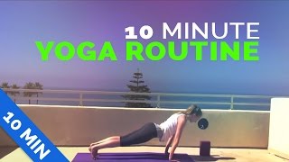 10 Minute Yoga Routine Level IntermediateAdvanced [upl. by Enileoj795]