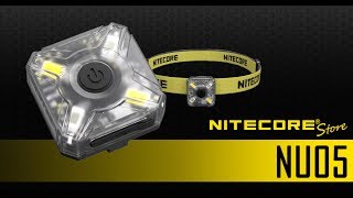 Discontinued Nitecore NU05 White amp Red USB Rechargeable Safety Signal Light for Running Bicycling [upl. by Griffie]