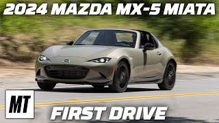 2024 Mazda MX5 Miata First Drive Small Changes Big Distinctions  MotorTrend [upl. by Edin863]