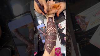 Bridal mehndi  ✨🫶🏻 signature work hassanmehndiexpert mehndi [upl. by Assedo]