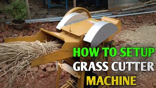 How To Setup Grass Cutter Machine [upl. by Halbeib]