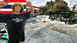 This Thai Skater Show Us His Special Backyard In Bangkok 🇹🇭 [upl. by Youlton741]