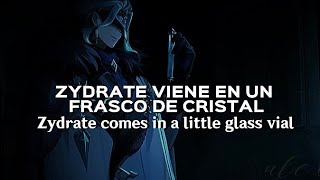 Zydrate comes in a little glass vial canción de los edits de Dottore  zydrate anatomy eng sub esp [upl. by Rakabuba]