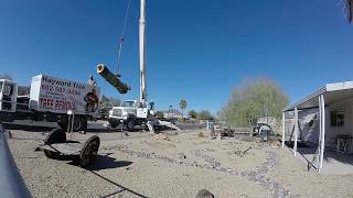 Large Saguaro Cactus Removal [upl. by Eelyah272]