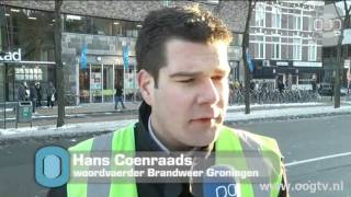 Gebouwen Gedempte Zuiderdiep ontruimd om knal update [upl. by Gonzalez602]