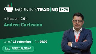 1609 Morning Trading Show con Andrea Cartisano [upl. by Halfdan]