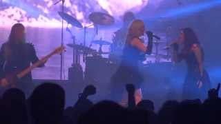 Leaves Eyes ft Ailyn Gimenez  Into Your Light live  Metal Female Voices Fest 2014 [upl. by Bernj]