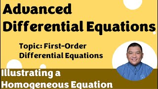 Illustrating a Homogeneous Equation3 II FirstOrder Differential Equations [upl. by Yelahs]