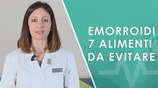 7 alimenti da evitare EMORROIDI [upl. by Yenobe598]