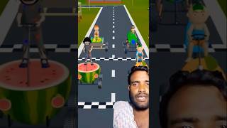 Monster Truck Watermelon Banana Mango Bottle Car Race  Gadi Wala Cartoon  Desi ComedyVideo 😄😄 [upl. by Nomrah289]