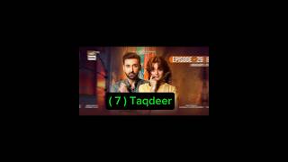 alizeh shah top 10 dramas alizehshah ehdewafa khel ishqbeparwah taqdeer trendingshorts shorts [upl. by Feirahs432]