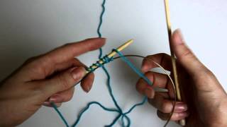 How to Knit Provisional CastOn using Cable of Circular Needle [upl. by Eeryn]