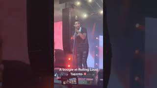 A Boogie Wit Da Hoodie Performing at Rolling Loud Toronto 🇨🇦  shorts [upl. by Cann]