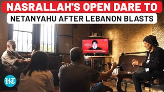 Nasrallahs Challenge To Netanyahu Gallant Over Lebanon Pager Blast Deaths  Israel [upl. by Nyrem558]