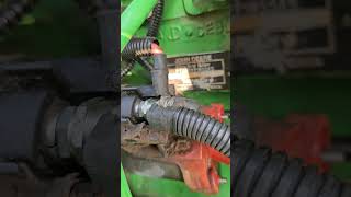 John Deere Tractor 5055E starter removal [upl. by Orgalim]