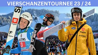 Skispringen Vierschanzentournee OBERSTDORF GER 1 Durchgang [upl. by Medrek]