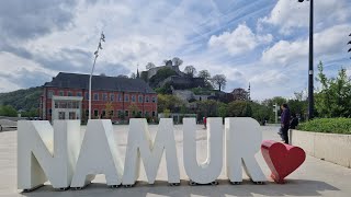 🇧🇪 Namur Namen Belgium 4k Walkingtour ‎TravelwithHugoF namur namen belgium [upl. by Clementis]