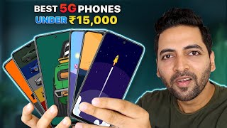 Best 5G Phones You Can Buy Under ₹15000 July 2023 [upl. by Luhe87]