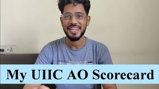 My UIIC AO Scorecard  Abhishek Barwal result scorecard uiicao bankresult banking [upl. by Kado]