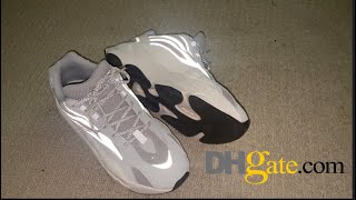 Yeezy 700 V2 Static Dhgate Review TopSportMarket Onfoot look [upl. by Johnny]