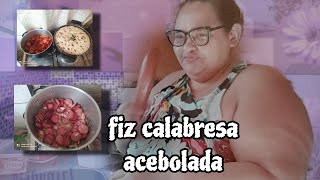 bate papo com vocês  fiz calabresa aceboladaalmoço simples mas caprichado [upl. by Mcgannon65]