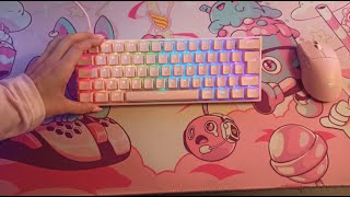 Teclado Mecânico 60 KBM GAMING TG600 rosa  vale a pena [upl. by Clarisse]